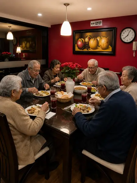 Muestra de la alimentación personalizada en el Hogar San Mateo